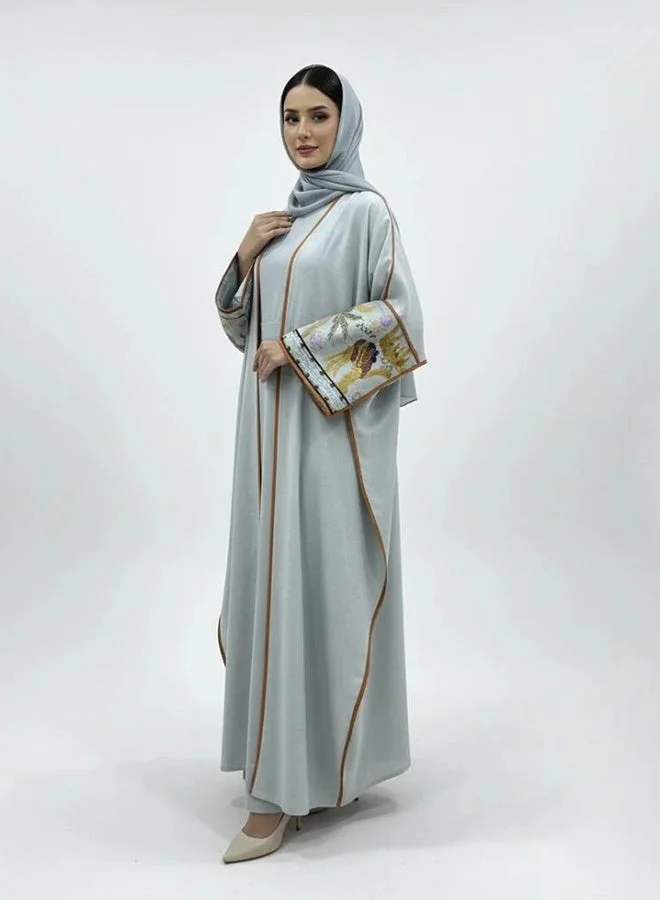 عبايات لمحة عباية نُسُك المطرزة – قصة ربع بشت